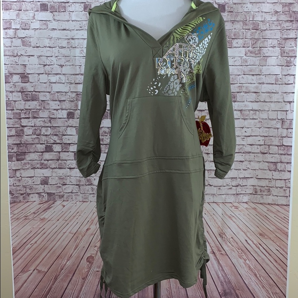 Apple Bottoms Hoodie Tunic Sweatshirt